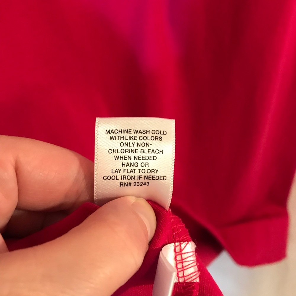 NY & Co. Women’s Hot Pink Split Neck Sleeveless Dress size Medium - Picture 6 of 7